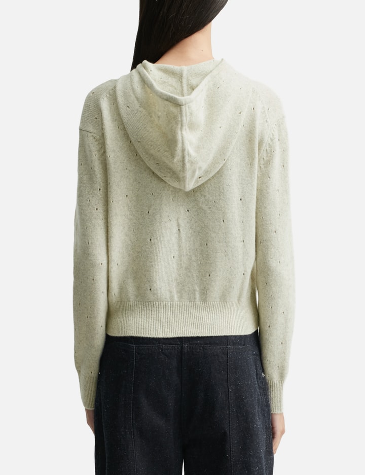 Eyelet Knit Hood Zip Up Placeholder Image