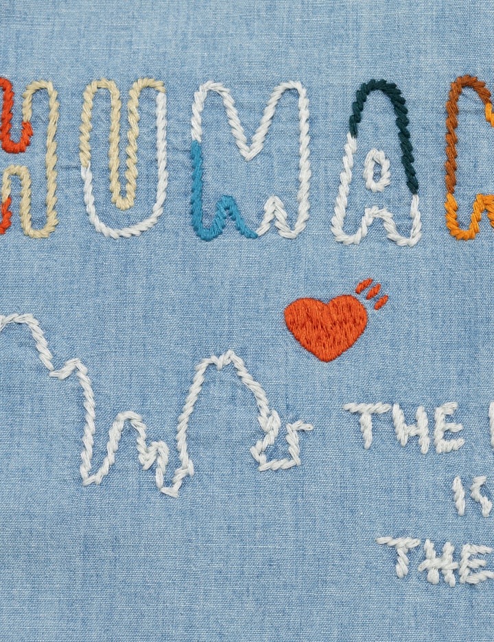Human Made Embroidered Chambray Shirt