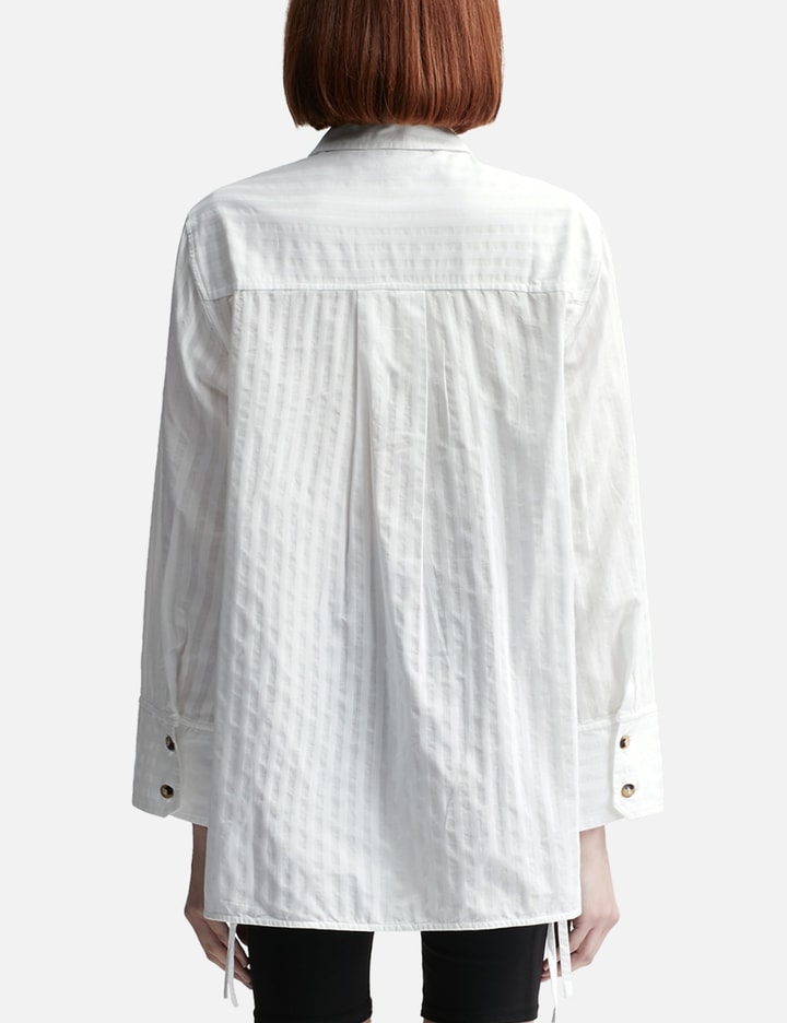 Tonal Stripe Oversized Shirt Placeholder Image