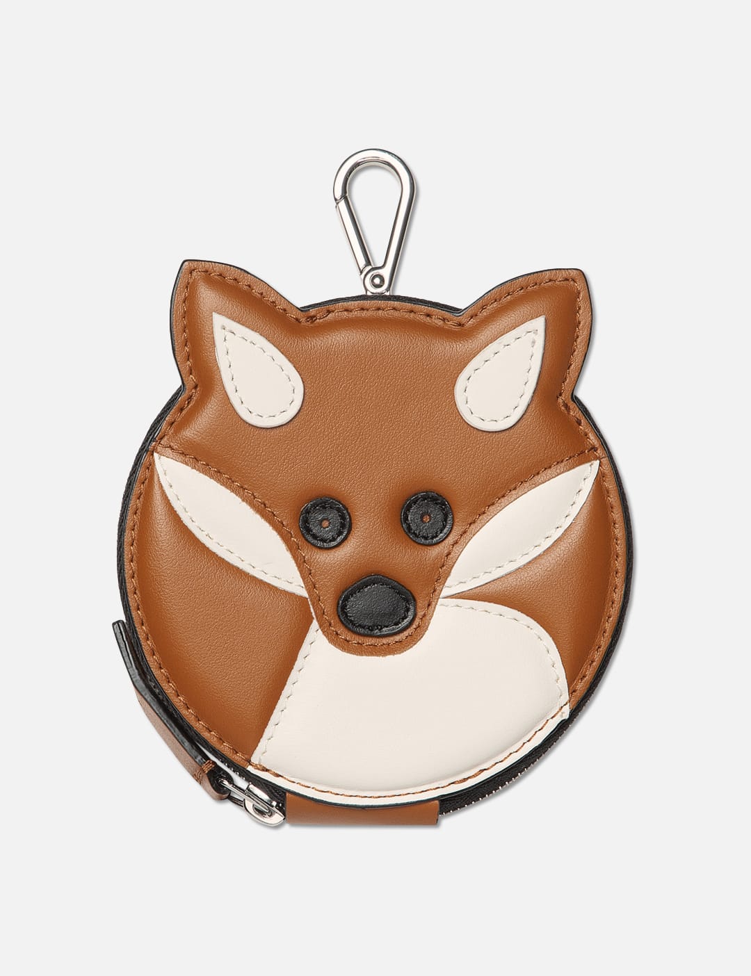 Maison Kitsune Fox Head Coin Purse With Hook