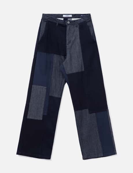 Patchwork Pants Rinse view 6