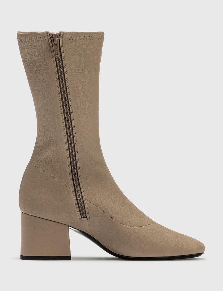 Carlos 22 Khaki Stretch Leather Boots Placeholder Image