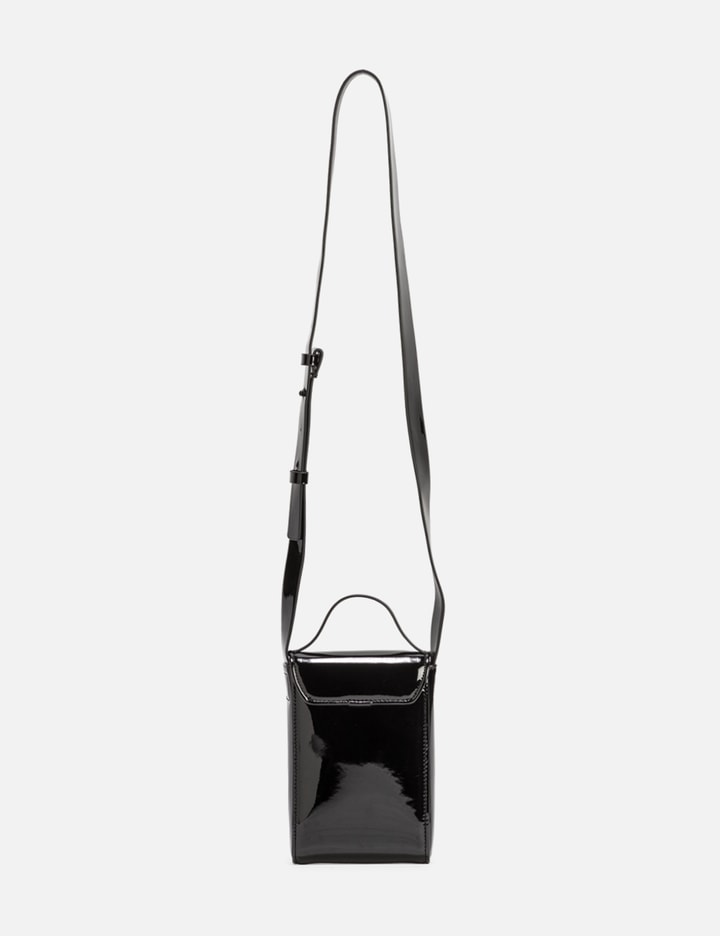 Acne Studios Face Mini Faux Leather Crossbody Bag in Black for Men