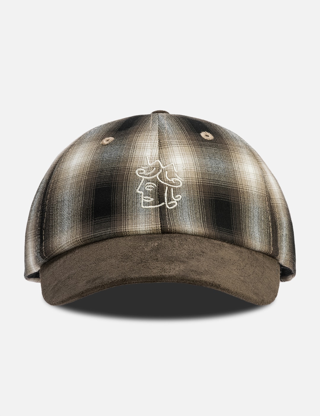 Plaid Queenhead Logo Cap view 6