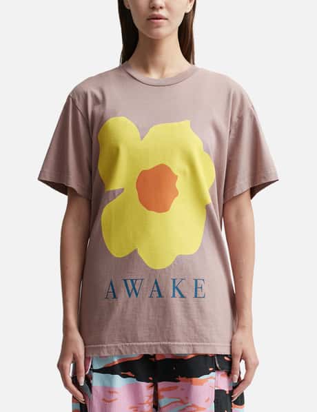 Awake NY フローラル Tシャツ