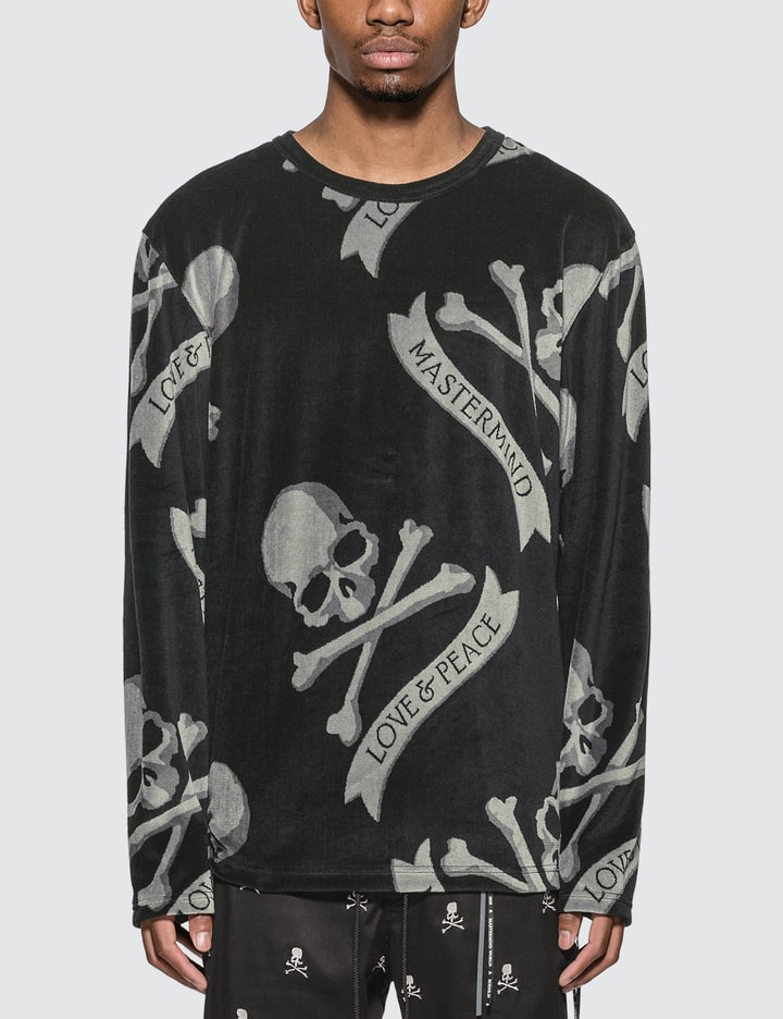 Tropical Skull Long Sleeve T-shirt Placeholder Image