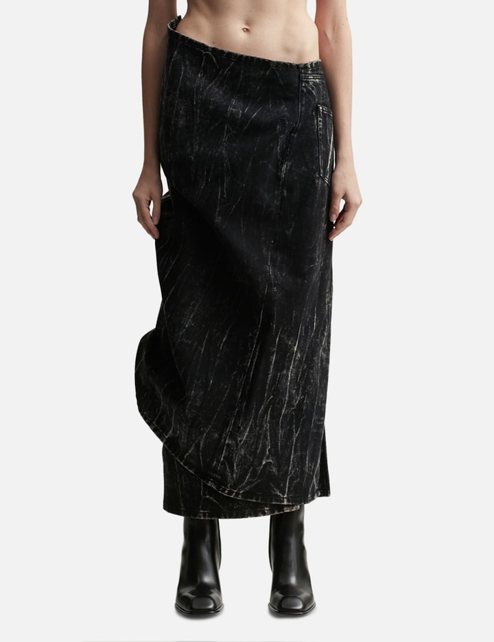 Velcro Denim Skirt