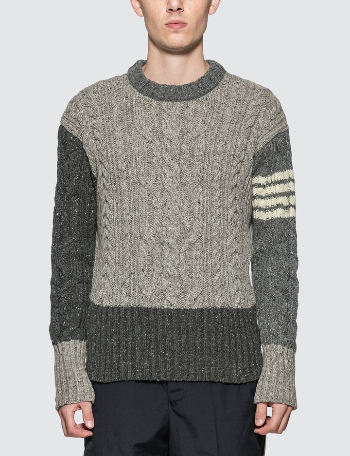 Cable Knit Crewneck Sweater Placeholder Image