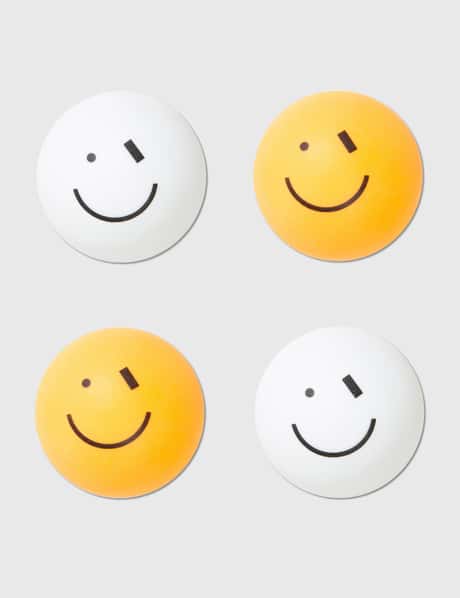 The Art of Ping Pong Smiley Wink Balls (Set of 4)