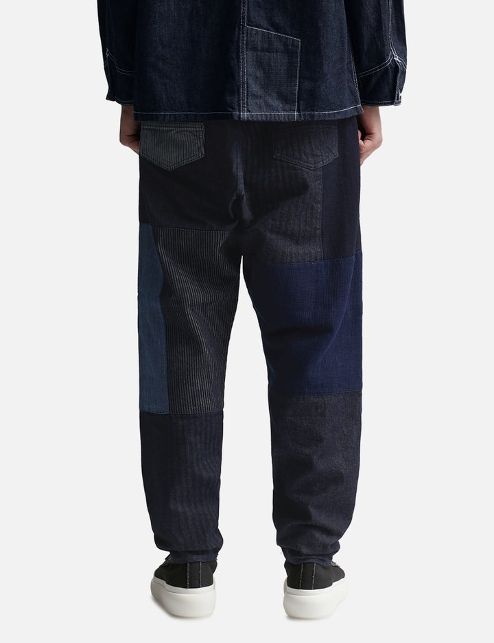 PATCHWORK PANTS RINSE Placeholder Image