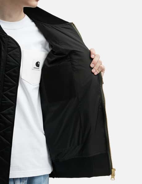 Sacai - Sacai X Carhartt WIP キャンバス × MA-1 ジャケット ミシガン  