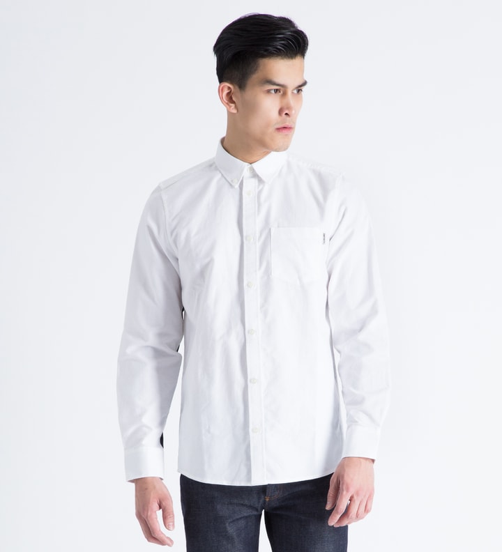 Carhartt Work In Progress White Tropic Print Raymond L/S Shirt