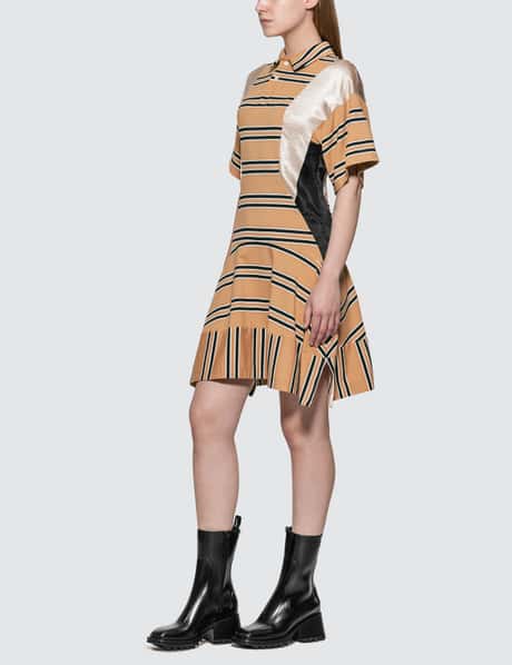 slim fit dress slacks Everlane Knit Polo Dress in Birch, Size XXL, Cotton/Viscose