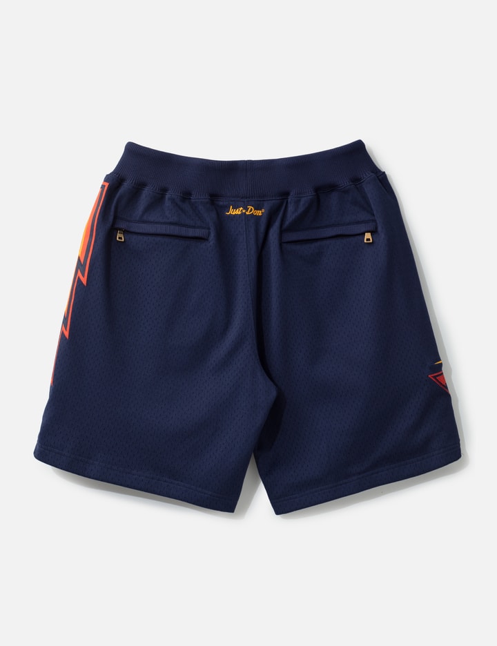 Just Don Mitchell & Ness Navy Golden State Warriors Authentic NBA X Just Don Mesh Shorts