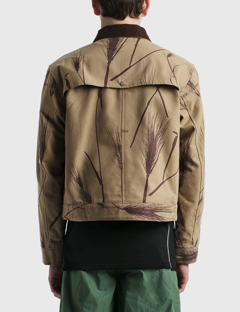 Brushed Cotton Canvas Work Jacket