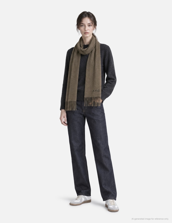 A.P.C. Ambroise Brodée Scarf