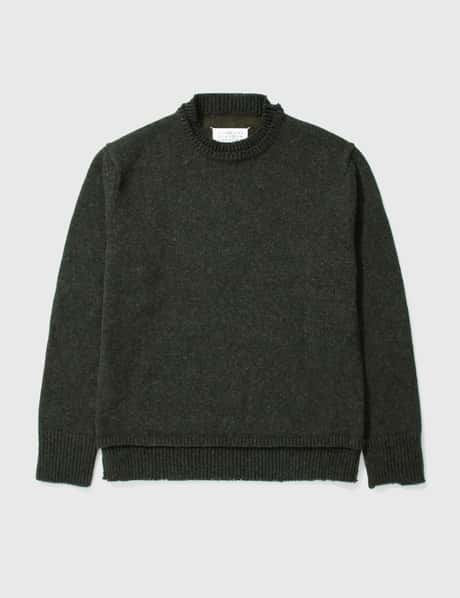 Maison Margiela Layered Wool Blend Sweater