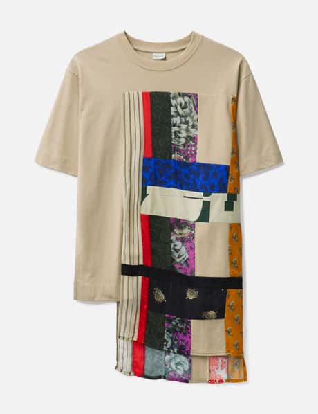 Dries Van Noten Boxy-Fit T-Shirt with Patchwork Flag