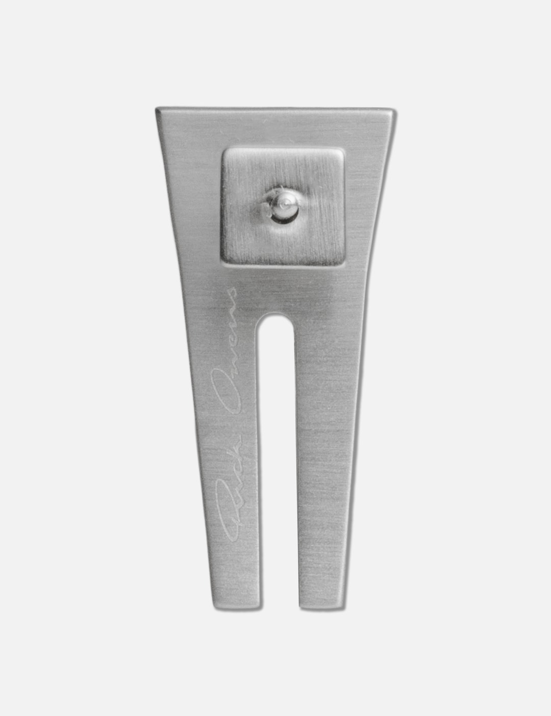 Rick Owens Mini Open Trunk Earring In Silver/银色/銀色/실버/シルバー