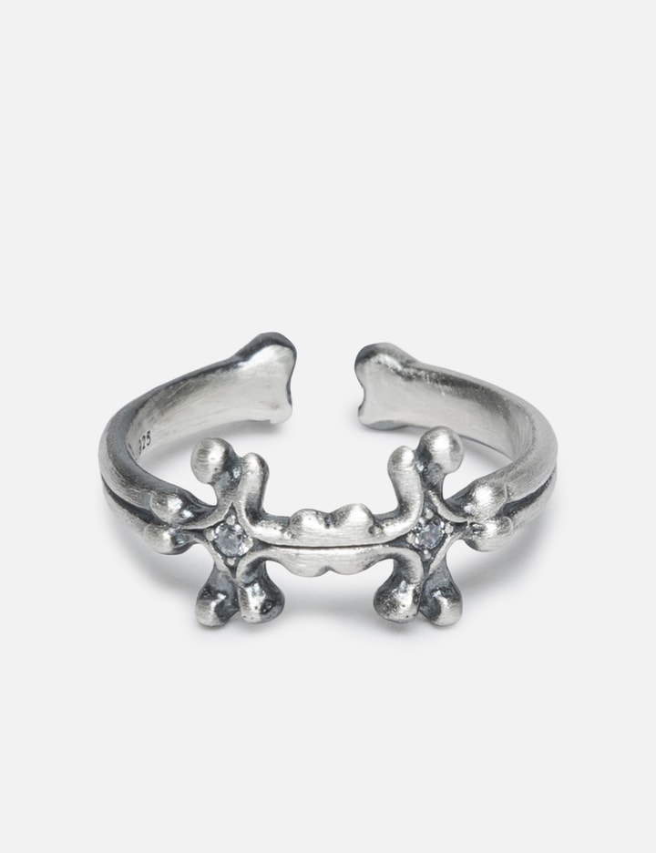 925 Silver Ring 002 - Cross Bone Placeholder Image