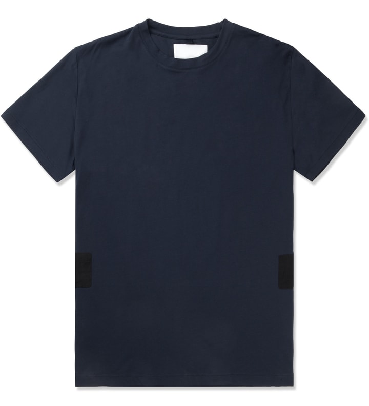 Navy Marshall Fabric Stripe T-Shirt Placeholder Image