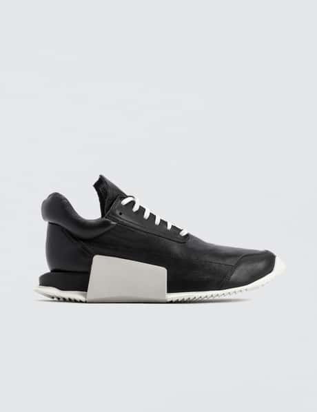 adidas gazelle silver green womens Level Runner Low II Sneakers by Rick Owens x Adidas- La Garonne