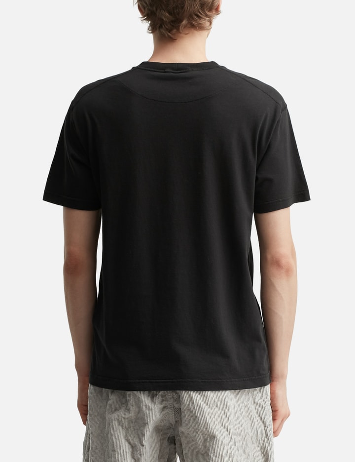Organic Cotton Jersey 'Fissato' Effect Short Sleeve T-shirt Placeholder Image