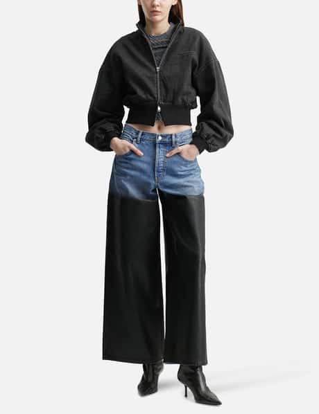 Surge Coated Wide-Leg Jean view 11