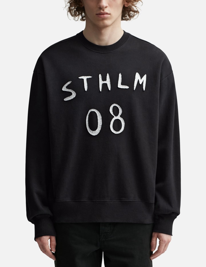 Shop Acne Studios Stockholm Sweatshirt In Grey