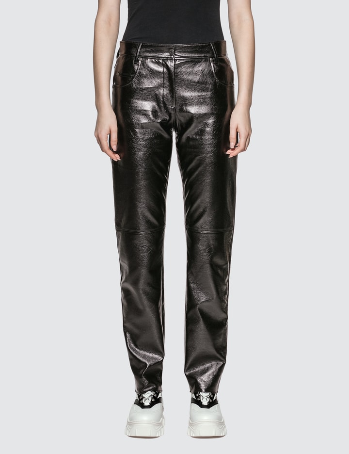 Faux Leather Straight Leg Pants Placeholder Image