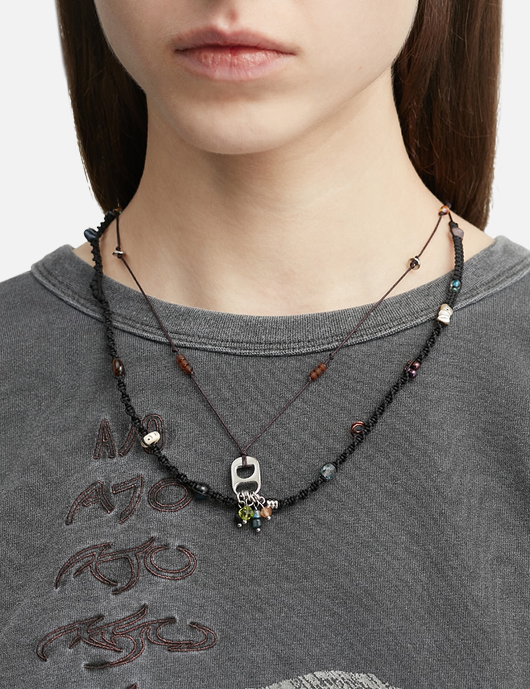 Wabisabi Knot Layered Necklace view 9