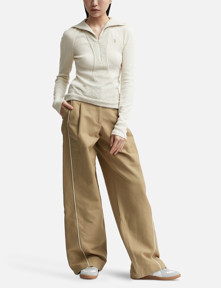 Terry Half Zip-Up Top Placeholder Image