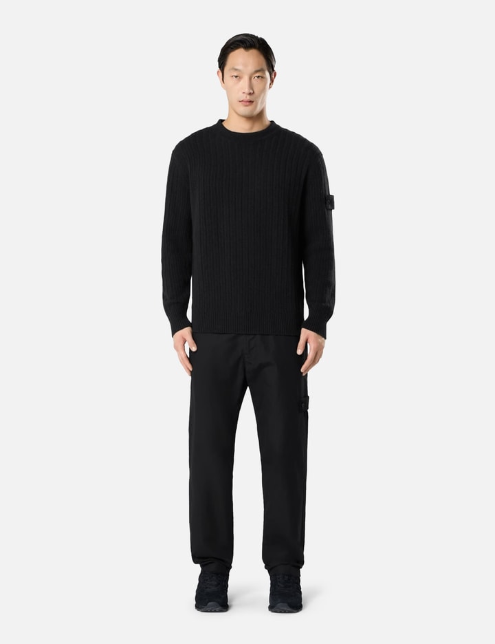 Stone Island Wool Cashmere_S.I. Ghost Loose-Fit Crewneck Jumper