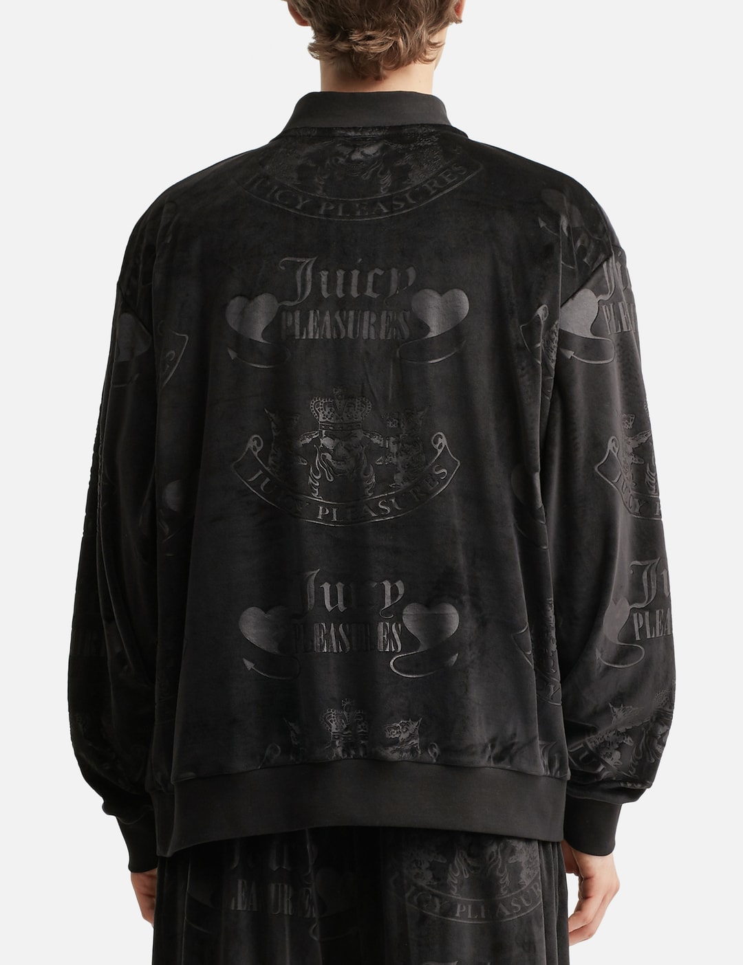 X Juicy Couture Crest Velour Quarter Zip view 14