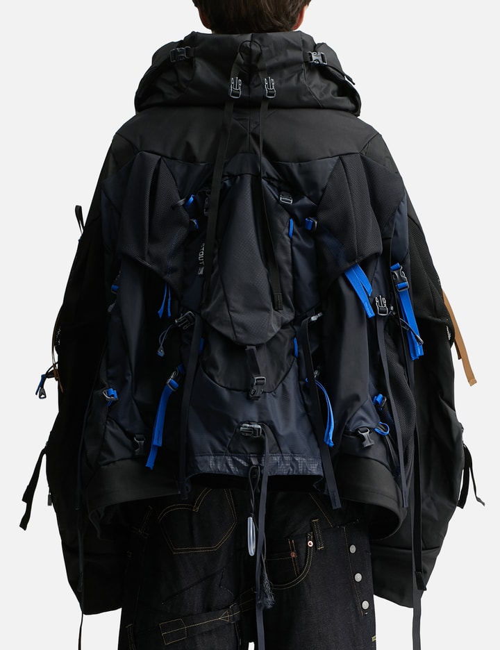Shop Junya Watanabe Man X Gregory Bag Coat In Black