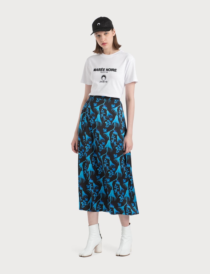 Wrap Midi Skirt In Radioactive Flower Print Placeholder Image