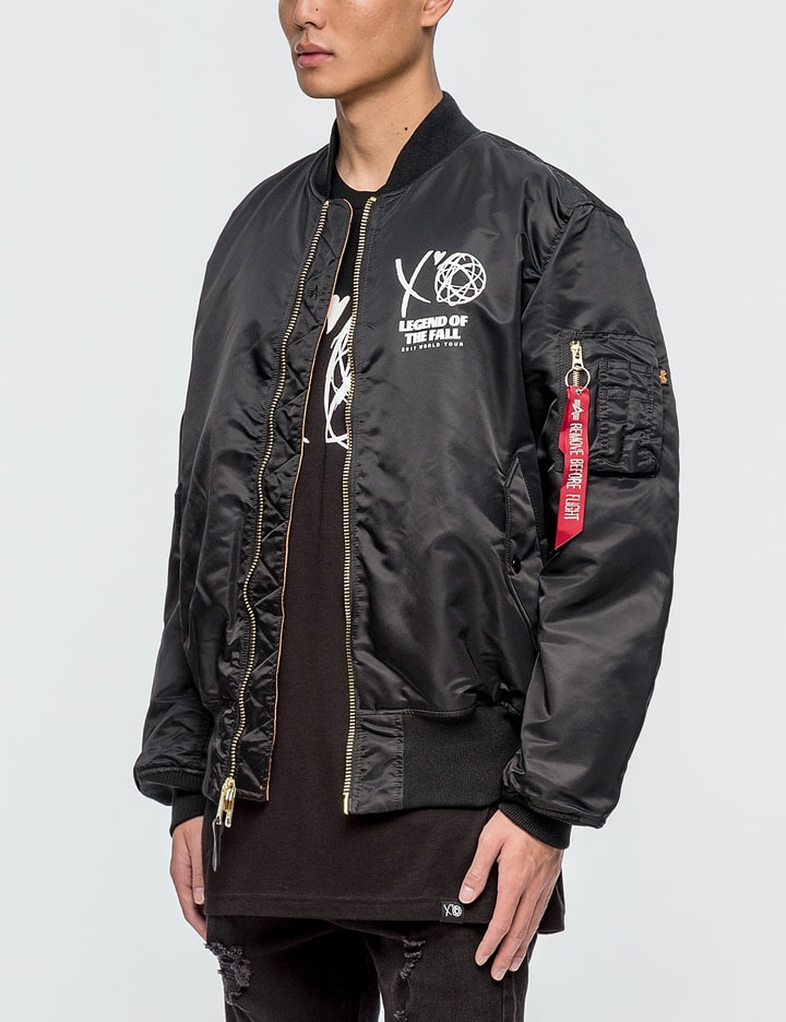 The Weeknd Futura XO Cross Bomber Jacket
