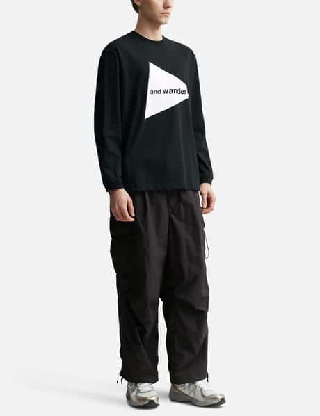 and wander - And Wander Logo Long Sleeve T-Shirt | HBX