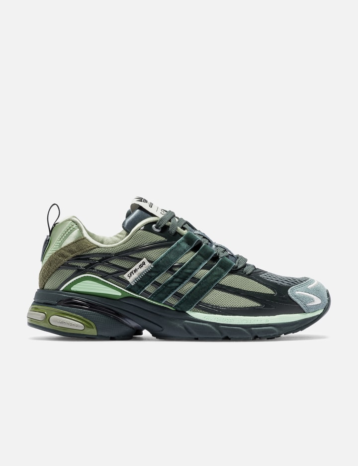 Adidas Originals Multicolor Leather And Mesh Adidas X Song For The Mute Adistar Cushion Sneakers In Green