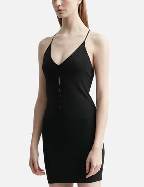 topshop black cut out dress Scallop Edge Cut Out Dress – Secret Label