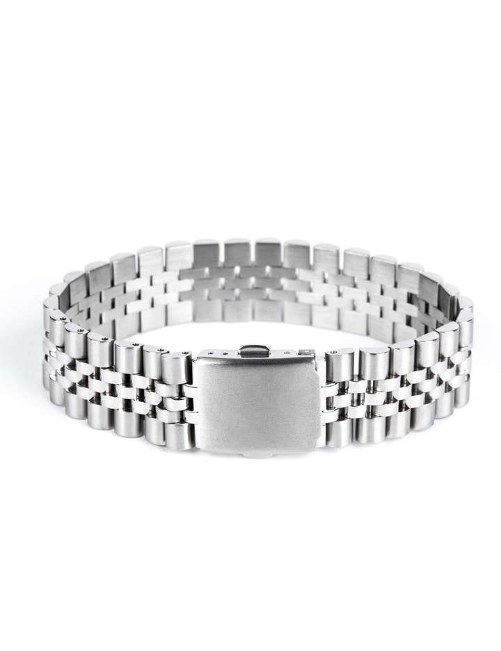 Silver Chrome Band Bracelet Placeholder Image