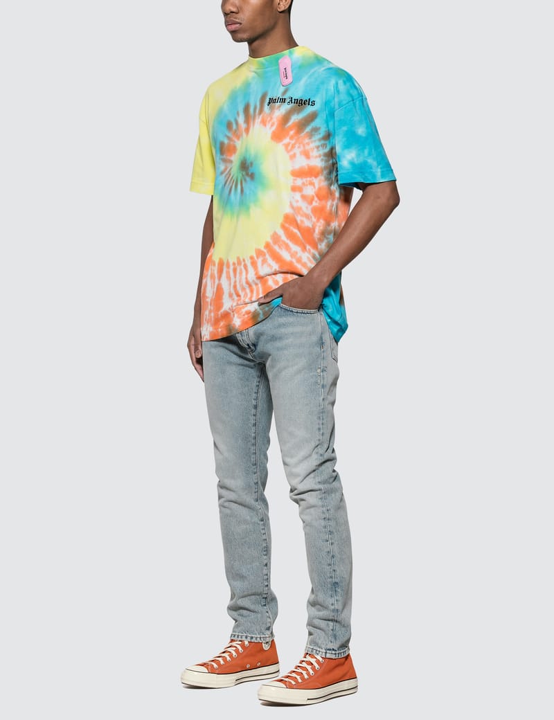 palm angels tie dye t shirt