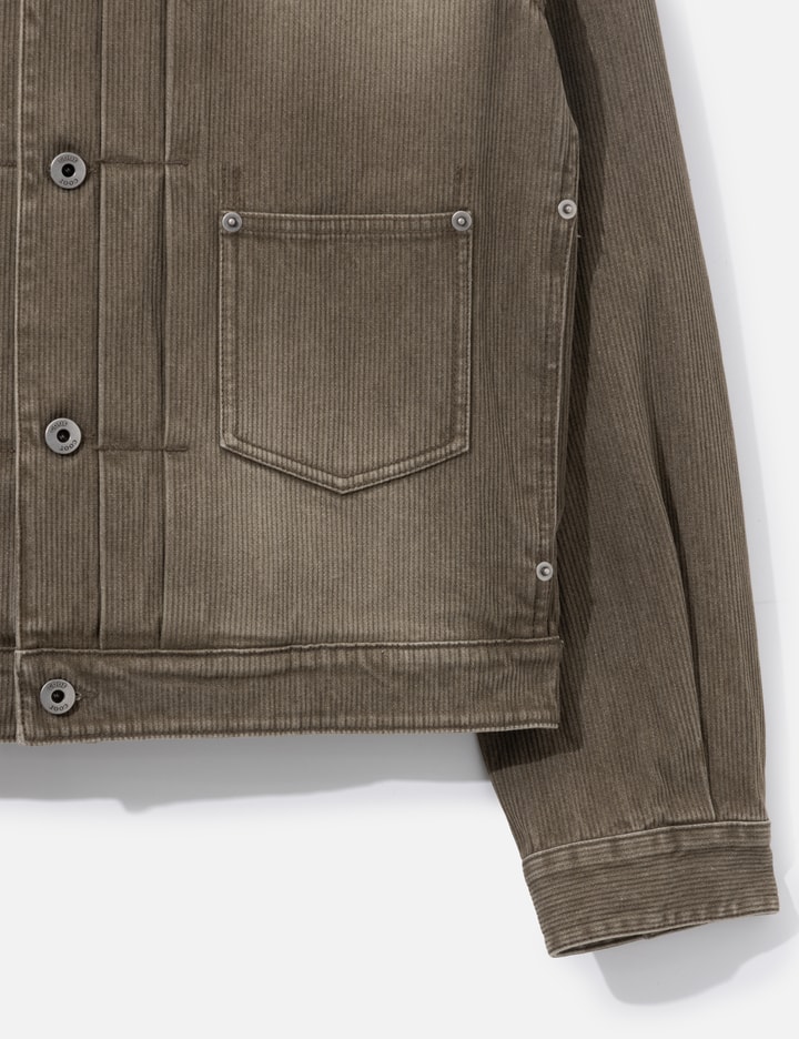 COOR Type 1 Rib Texture Trucker Jacket