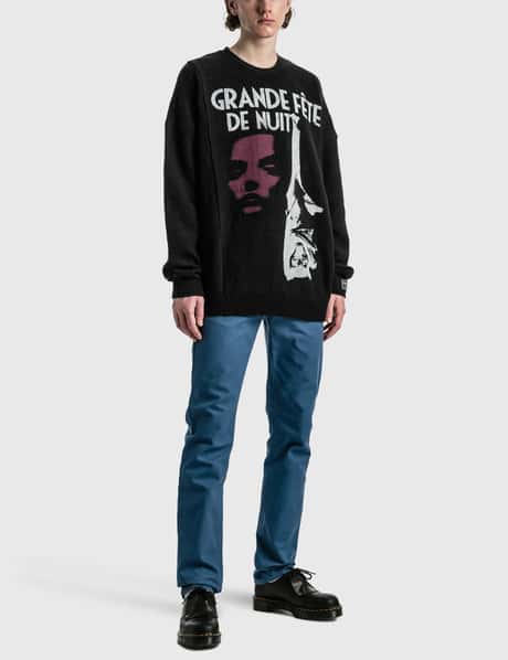 Raf Simons - ルーズ フィット ブレイド リリーフ ラウンドネック 