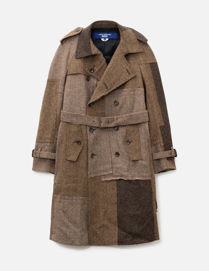 Junya Watanabe Man Woven Patch Trench Coat
