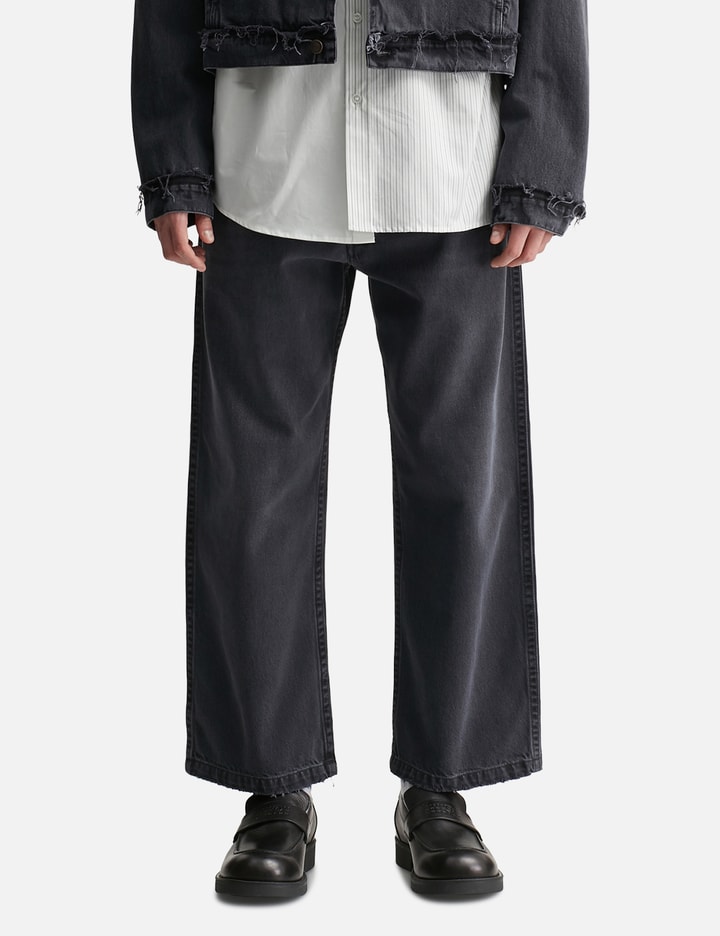 Straight-Leg Cropped Jeans Placeholder Image