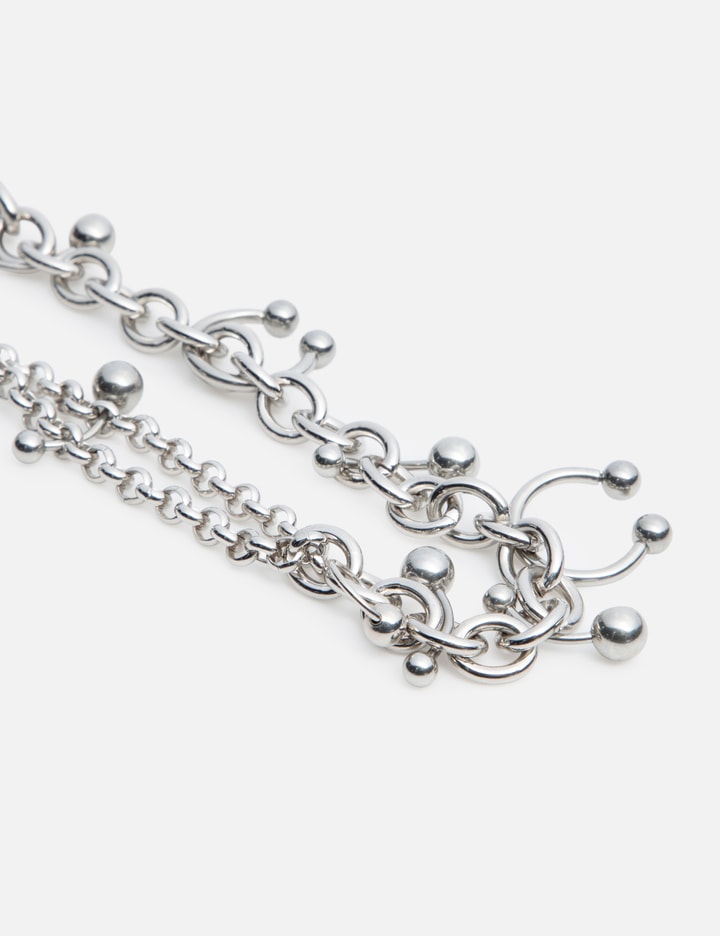Shop Justine Clenquet Holly Necklace In Silver