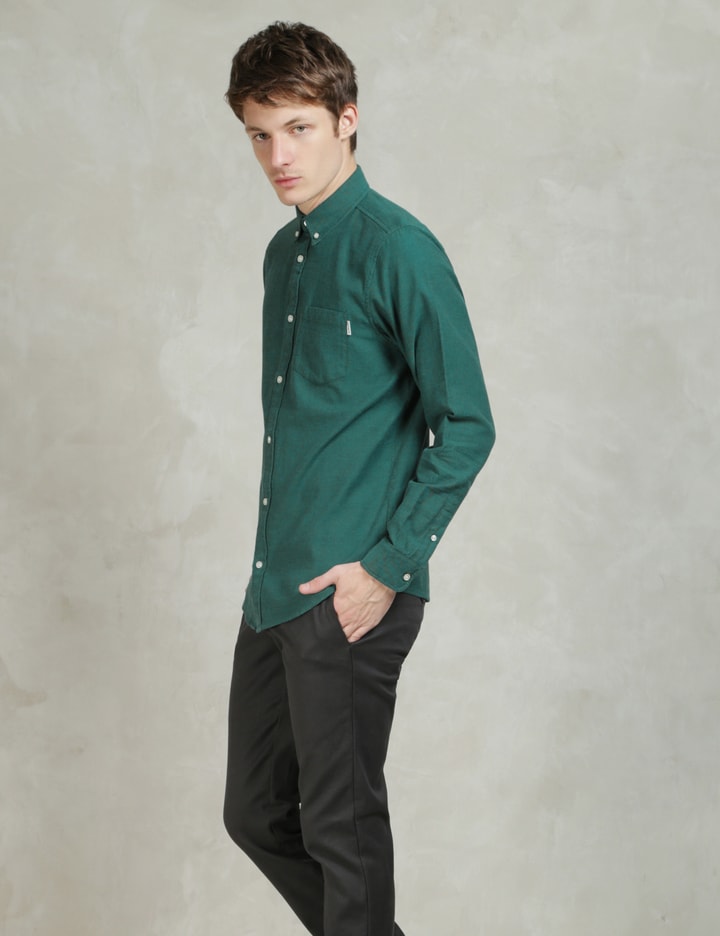Parsley/Severn Heavy Rinsed L/S Dalton Shirt Placeholder Image
