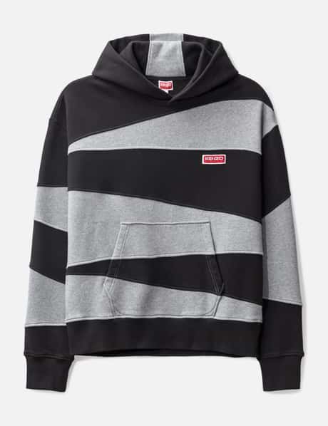 Kenzo Dazzle Stripe Oversized Hooded Sweatshirt