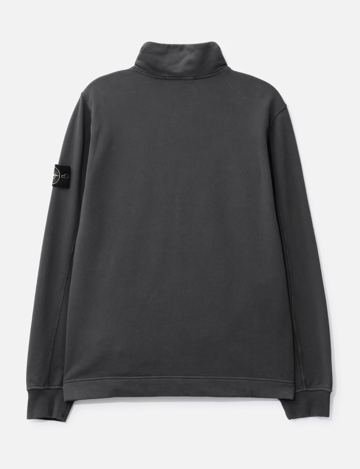 Stone Island Round Pocket Mockneck Sweatshirt In Gray